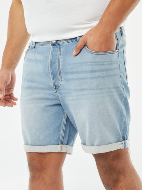 Bermudas elásticas de ganga - Kiabi