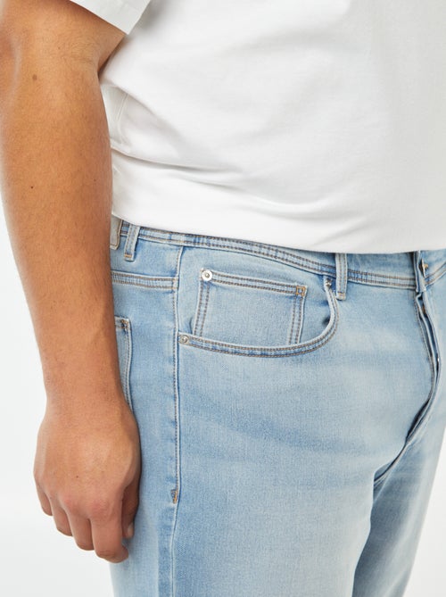 Bermudas elásticas de ganga - Kiabi