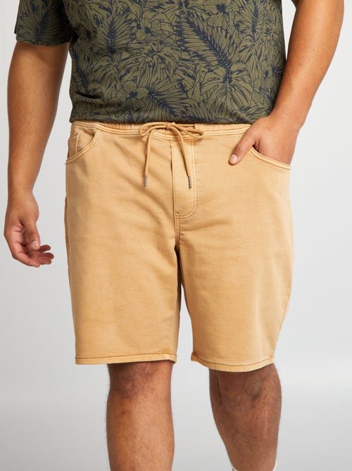 Bermudas elásticas lisas - Kiabi
