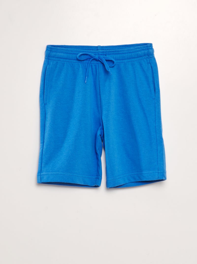 Bermudas em french terry AZUL - Kiabi