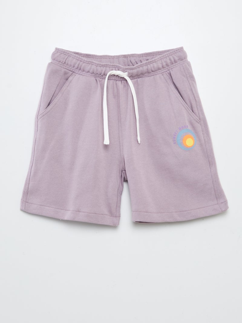 Bermudas em french terry BRANCO - Kiabi