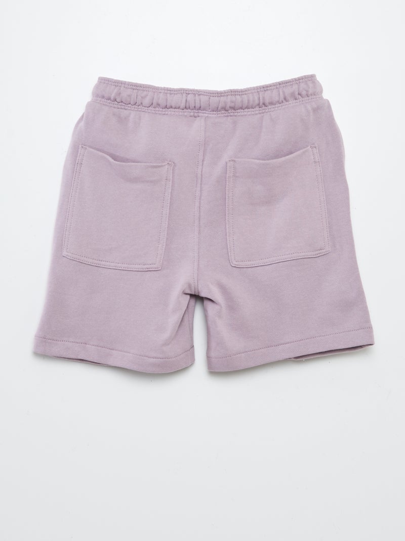 Bermudas em french terry BRANCO - Kiabi