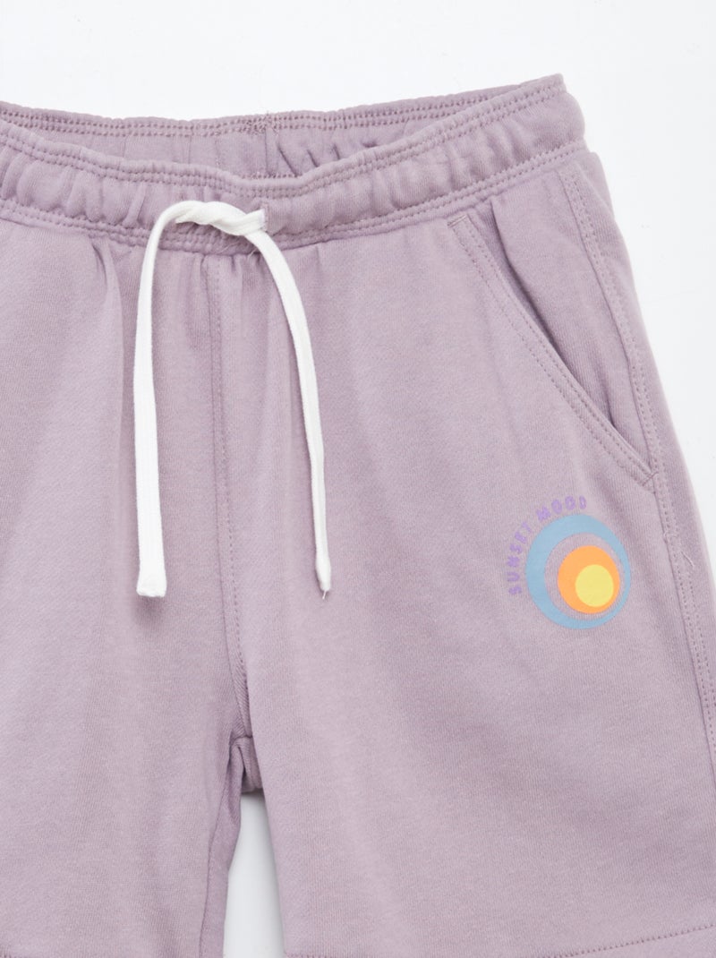 Bermudas em french terry BRANCO - Kiabi