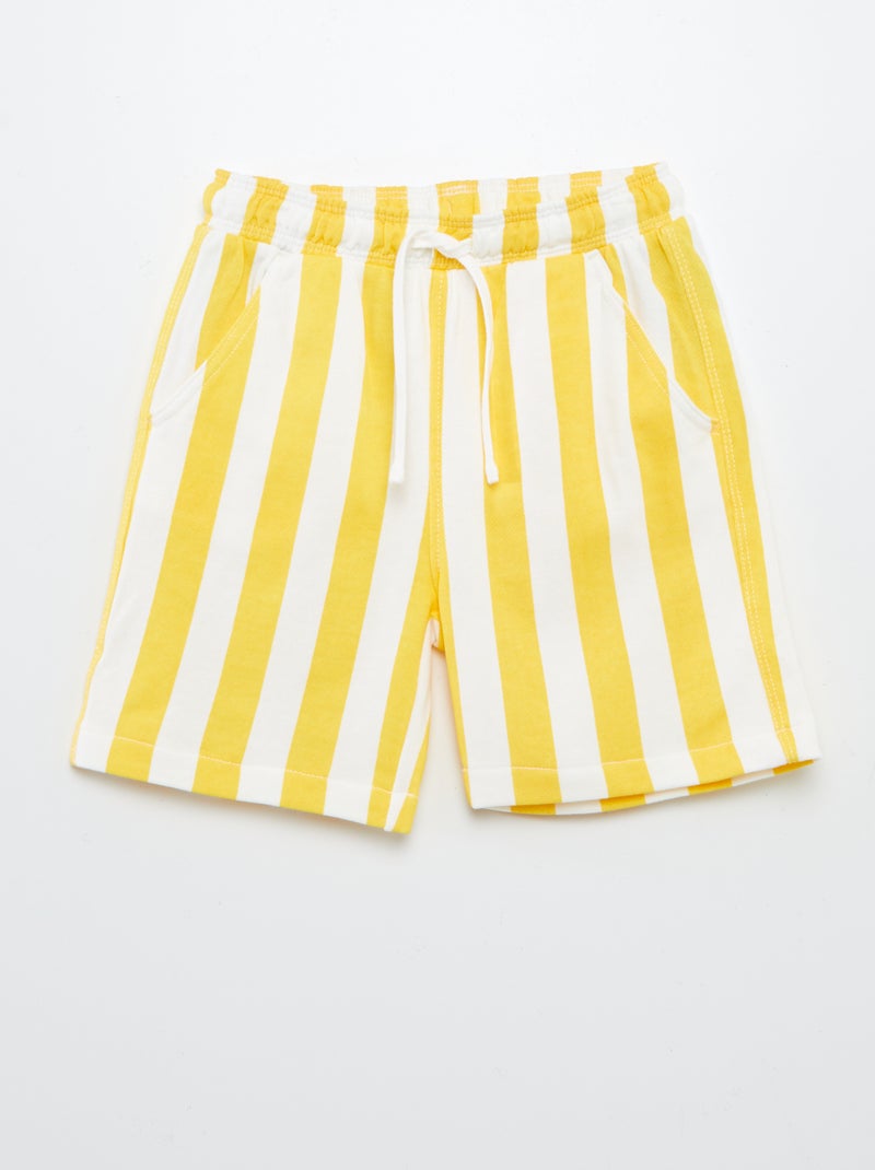 Bermudas em french terry BRANCO - Kiabi