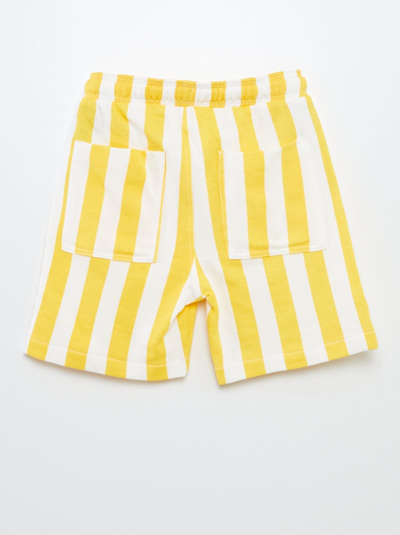 Bermudas em french terry BRANCO - Kiabi