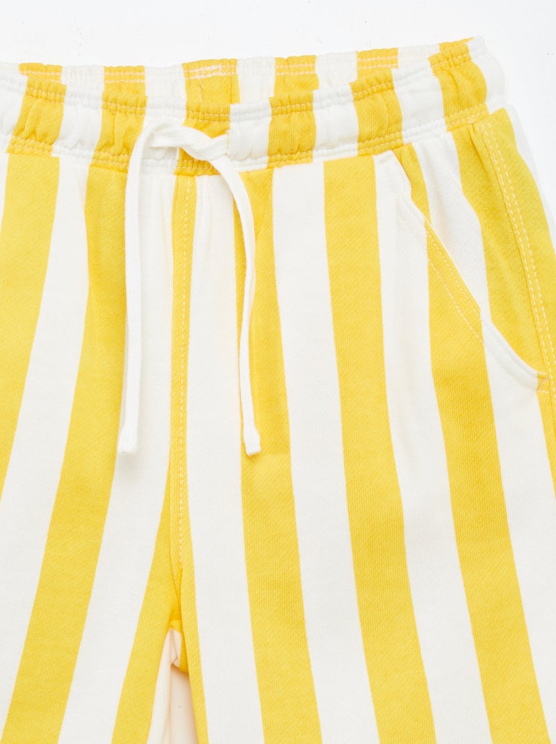 Bermudas em french terry BRANCO - Kiabi