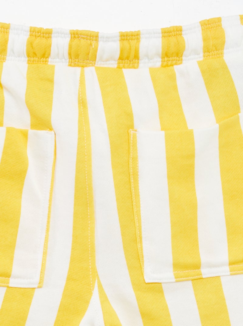 Bermudas em french terry BRANCO - Kiabi