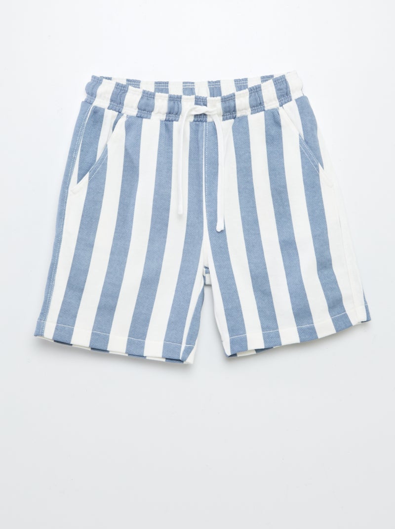 Bermudas em french terry BRANCO - Kiabi