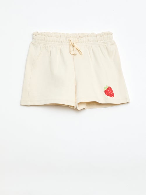 Bermudas em French Terry - Kiabi