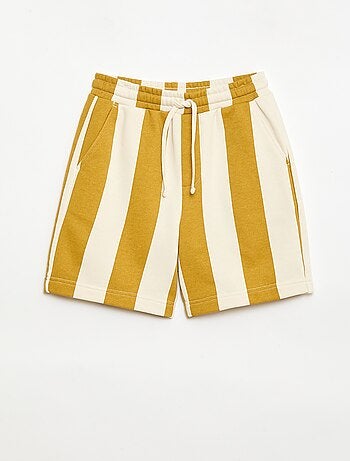 Bermudas em French Terry com padrão