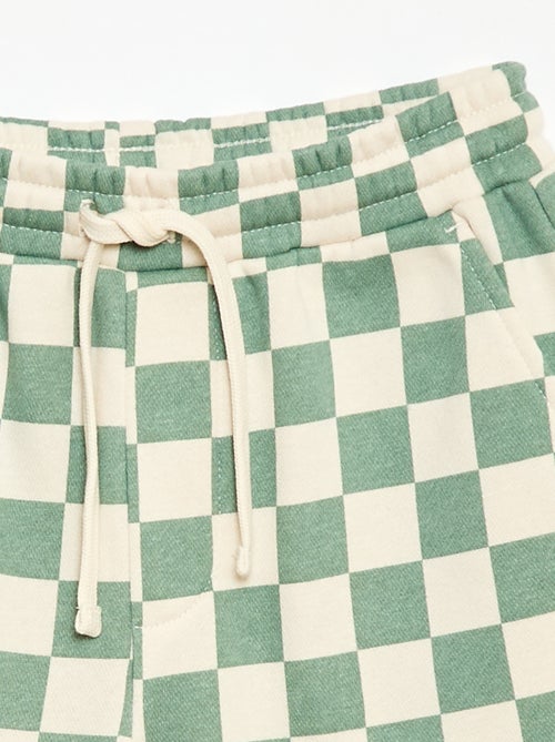 Bermudas em French Terry com padrão - Kiabi