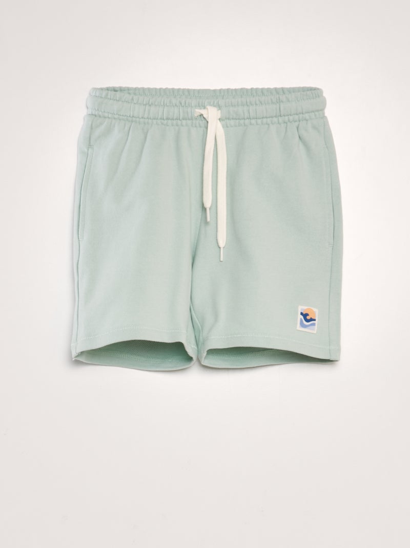 Bermudas em french terry estilo surf BRANCO - Kiabi