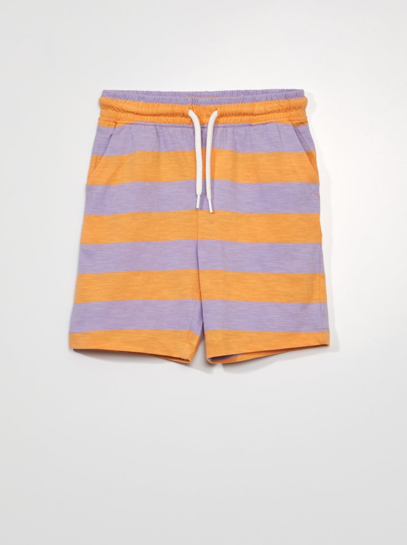 Bermudas em jersey estampadas BRANCO - Kiabi