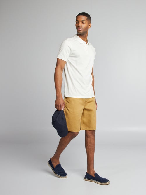 Bermudas em linho - Kiabi