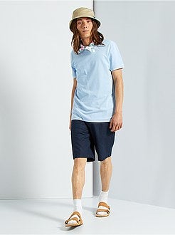 Bermudas em linho e algodão - Kiabi