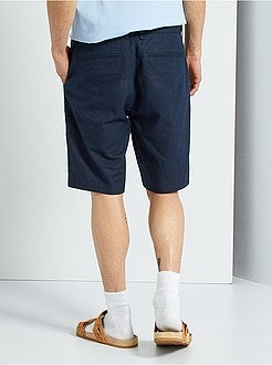 Bermudas em linho e algodão - Kiabi