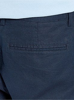 Bermudas em linho e algodão - Kiabi