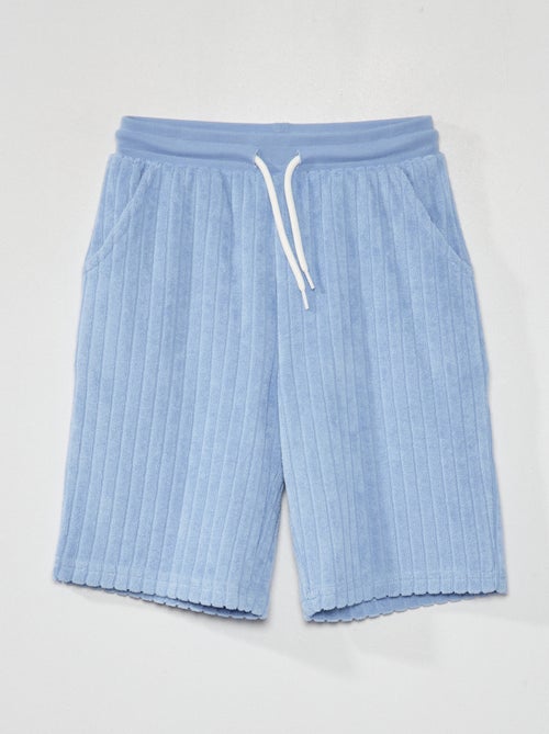 Bermudas em malha felpa - Kiabi
