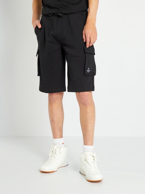 Bermudas em moletão - 4 bolsos - Kiabi