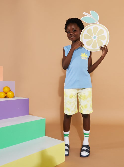 Bermudas em moletão - Kiabi