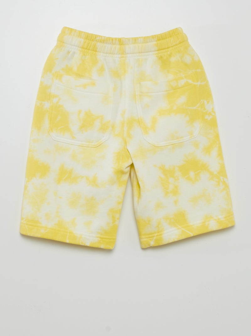 Bermudas em moletão AMARELO - Kiabi