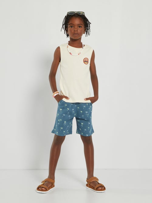 Bermudas em moletão - Kiabi