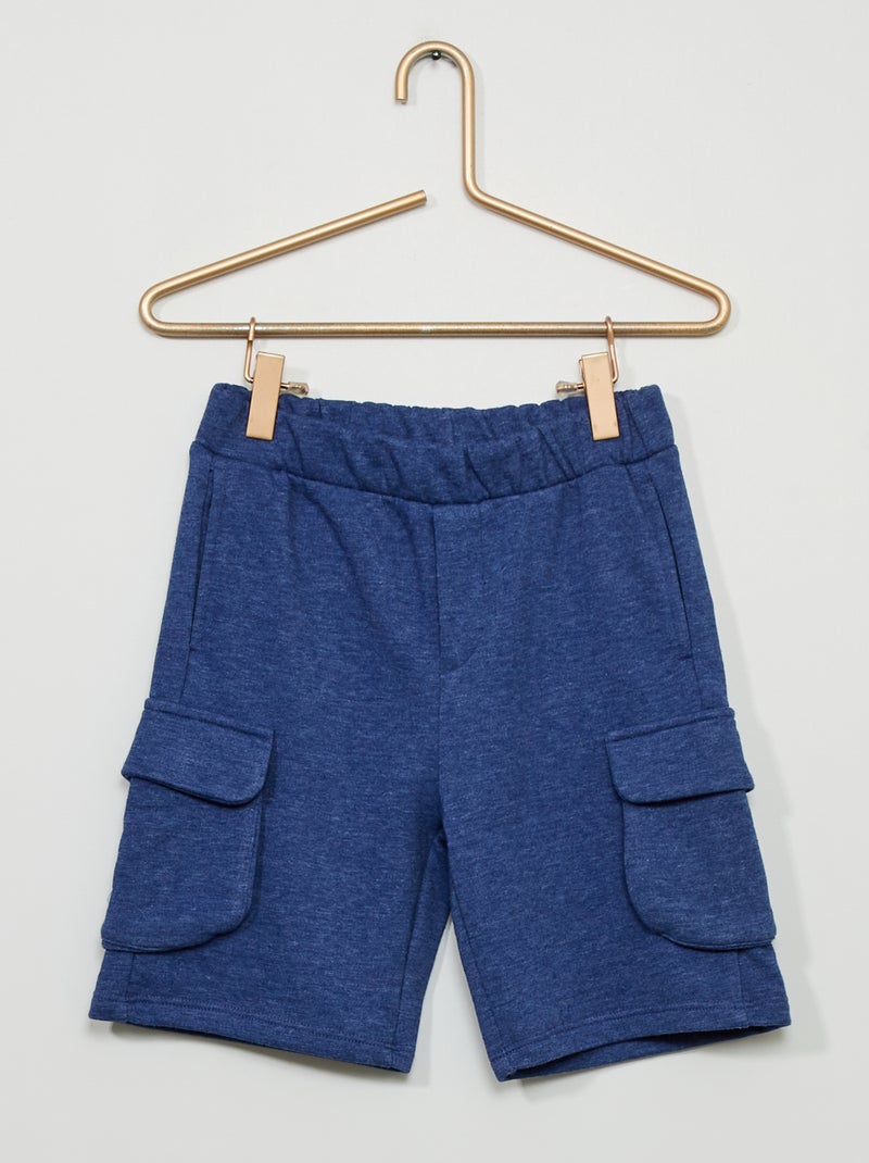 Bermudas em moletão Azul - Kiabi