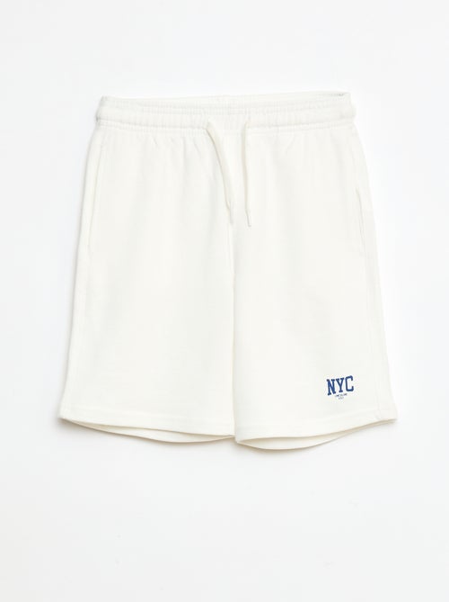 Bermudas em moletão - Kiabi