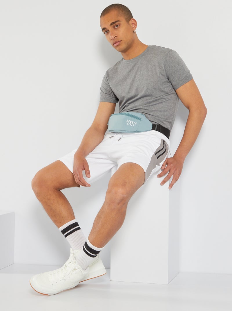 Bermudas em moletão Branco - Kiabi
