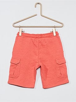 Bermudas em moletão com bolso 'battle' - Kiabi