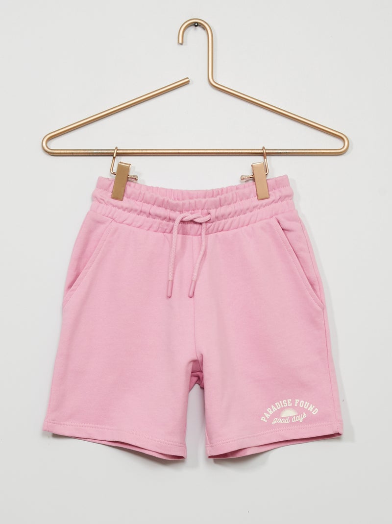 Bermudas em moletão com cós elástico VIOLETA - Kiabi
