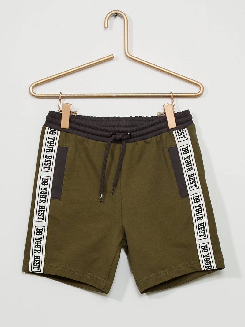 Bermudas em moletão de desporto CAQUI - Kiabi
