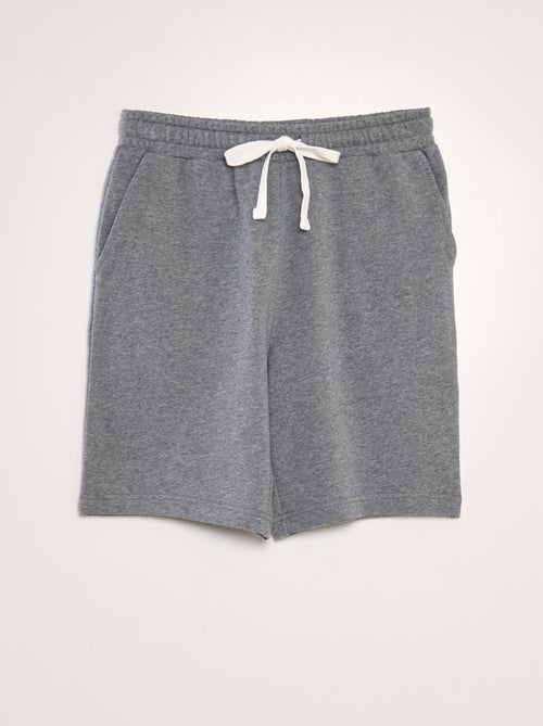 Bermudas em moletão fino - Kiabi
