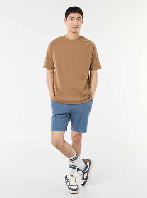 Bermudas em moletão leve - Kiabi Bermudas em moletão leve - Kiabi