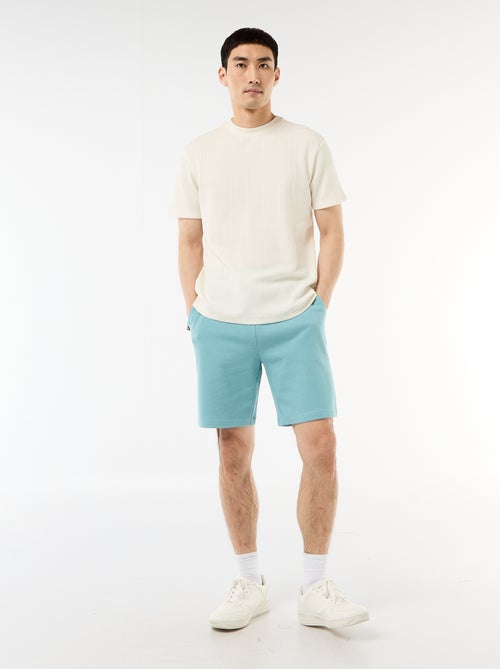 Bermudas em moletão leve - Kiabi