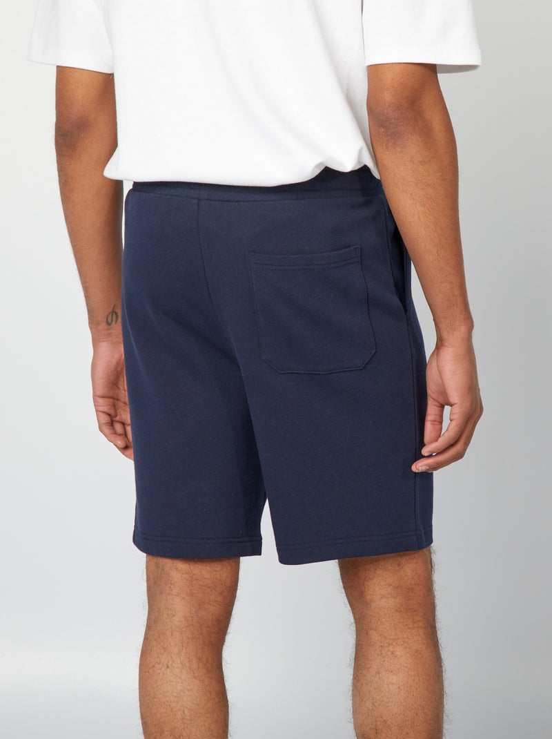 Bermudas em moletão leve Azul - Kiabi