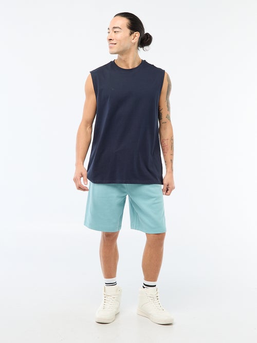 Bermudas em moletão leve - Kiabi Bermudas em moletão leve - Kiabi