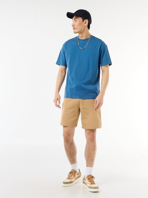 Bermudas em moletão leve - Kiabi