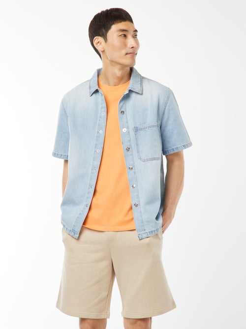 Bermudas em moletão leve - Kiabi