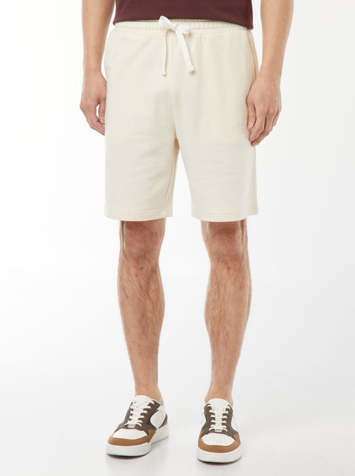 Bermudas em moletão leve - Kiabi