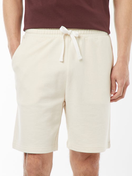 Bermudas em moletão leve - Kiabi