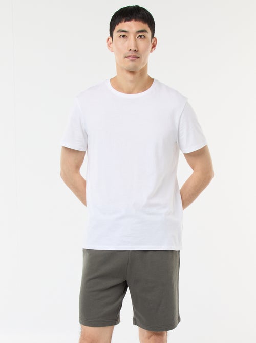 Bermudas em moletão leve - Kiabi