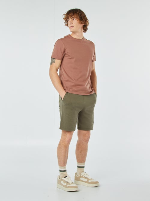 Bermudas em moletão leve - Kiabi