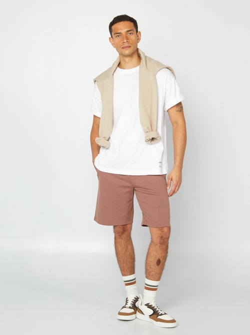 Bermudas em moletão leve - Kiabi