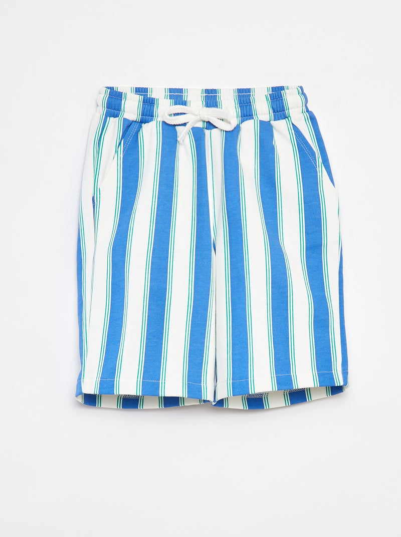 Bermudas em moletão leve com motivo AMARELO - Kiabi
