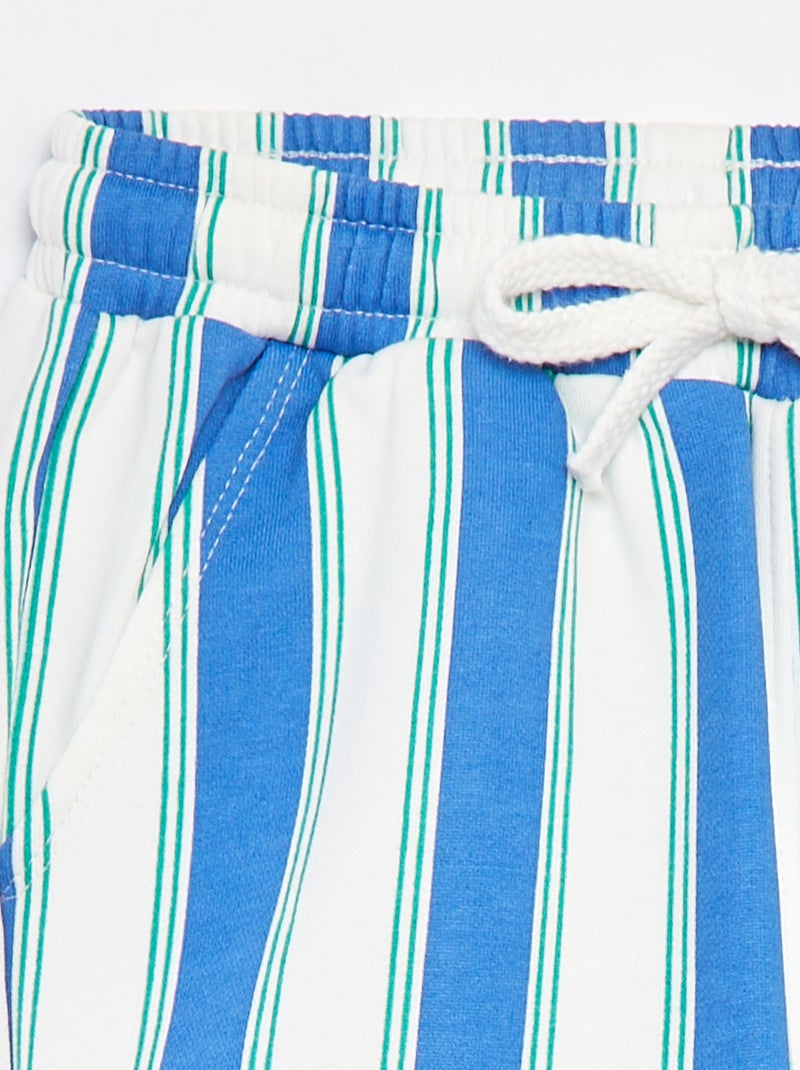 Bermudas em moletão leve com motivo AMARELO - Kiabi