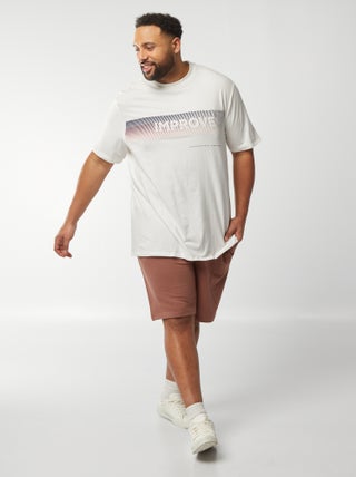 Bermudas em moletão leve lisas