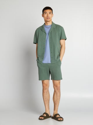 Bermudas em moletão leve