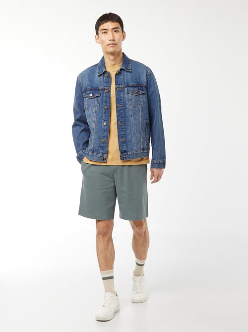 Bermudas em moletão leve - Kiabi