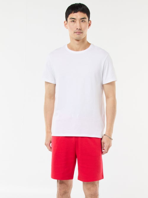 Bermudas em moletão leve - Kiabi